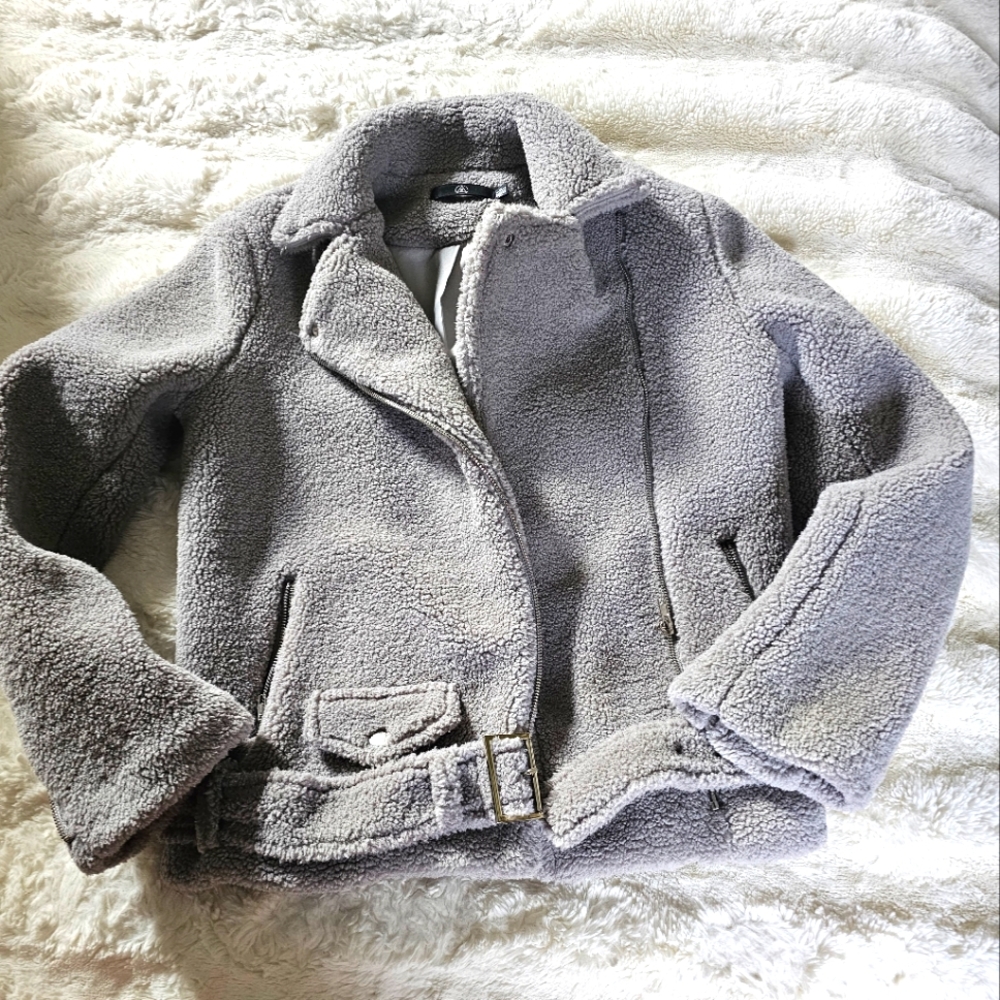 Teddy biker style jacket in pristine condition